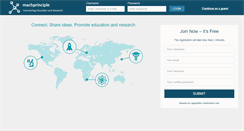 Desktop Screenshot of machprinciple.com